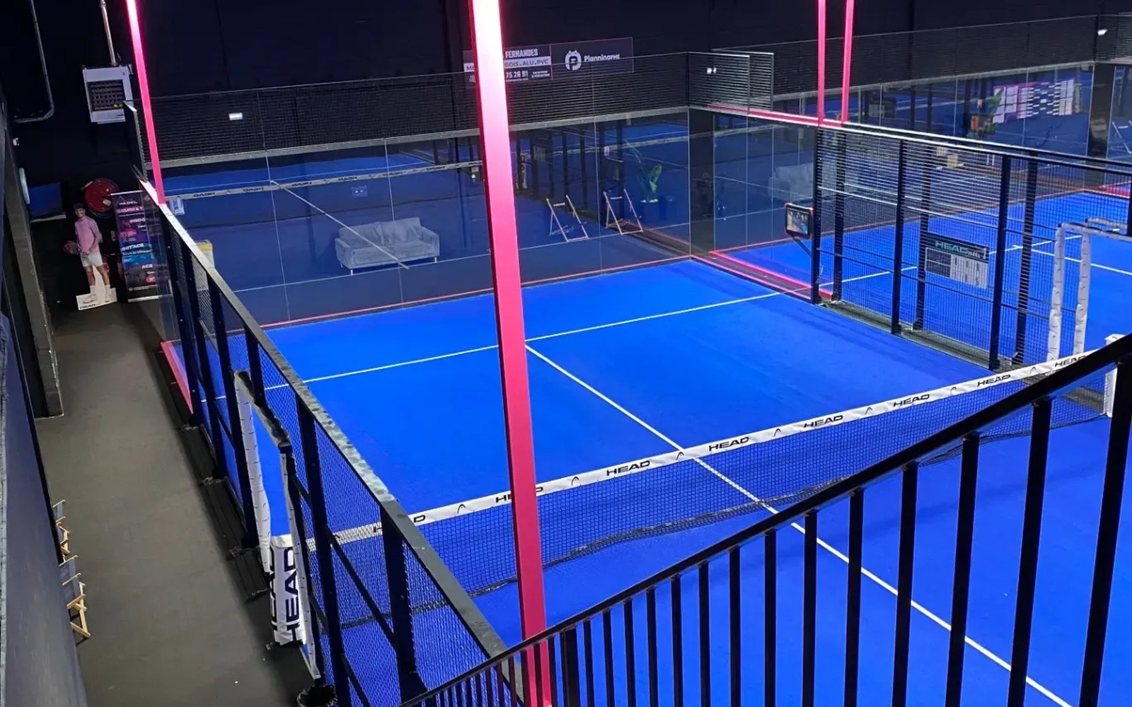 A padel match